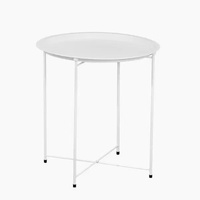 Table basse moderne en métal pour salon, table d'appoint simple, revêtement en poudre durable, plateau convertible pour canapé de loisirs