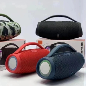 Enceinte sans fil Bluetooth BOX3 MINI LED avec poignée, enceinte portable extérieure colorée, système audio avec subwoofer, <span class=keywords><strong>lecteur</strong></span> de <span class=keywords><strong>musique</strong></span> portable, étanche IPX4 - Product Image 2