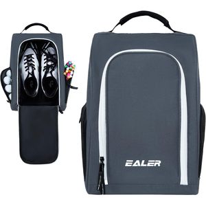 Ealer กระเป๋า GSB100ใส่รองเท้ากอล์ฟมีซิประบายอากาศสีเทากับกระเป๋าคู่สำหรับถุงเท้าลูกกระเป๋าเป้สำหรับทุกเพศ - Product Image 1