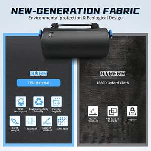 Borsa Impermeabile con Tracolla Regolabile, Accessorio per Bicicletta, Borsa Portaoggetti per Escursionismo e <span class=keywords><strong>Trekking</strong></span> - Product Image 5