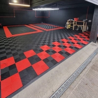 Hochbelastbare 10-Tonnen Wasserfeste Ineinandergreifende Kunststoff-Bodenplatten Modulare Gittermatte mit Modernem Design für Autodetailing