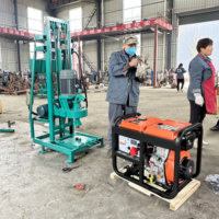Foreuse électrique automatique Dolphin haute efficacité pour petits puits d'eau, certifiée ISO9001, machine portable pour usage domestique et agricole