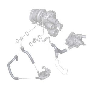 Kit de Mangueras de Radiador de Goma en Forma de S para Turbocompresor de Motor 68 79 para <span class=keywords><strong>Ford</strong></span> <span class=keywords><strong>F100</strong></span> F150 F250 <span class=keywords><strong>Bronco</strong></span> - Product Image 2