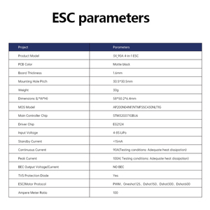 XFlight Hobby Metal FPV 80A 100A 4in1 BLS ESC 3-8S Input Long Range Fc+esc Stack F722 Flight Controller RC Drone Quadcopter - Product Image 4