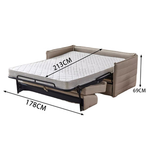 Sofá Cama Doble Plegable Seccional Premium para Apartamentos Pequeños, Dormitorios, Sala de Estar, Sofá Cama Convertible con Colchón - Product Image 6