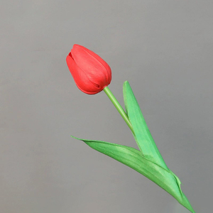 ดอกไม้ประดิษฐ์คุณภาพสูง ดอกกุหลาบกำมะหยี่สีแดงขาวเดี่ยว สมจริง ดอกบัวประดิษฐ์ สำหรับเทศกาลอีสเตอร์ คริสต์มาส วันวาเลนไทน์ ปีใหม่ - Product Image 4