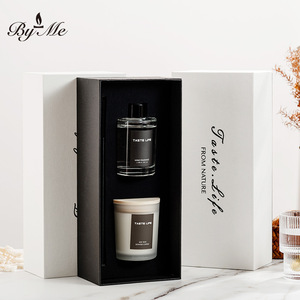 Juego de Regalo de Velas Aromáticas de Cera de Soya de 140 g con Logotipo Personalizado y Difusor de Aroma de 120 ml |   Vela de Lujo y Fragancia para el Hogar, para Decoración del Hogar - Product Image 3
