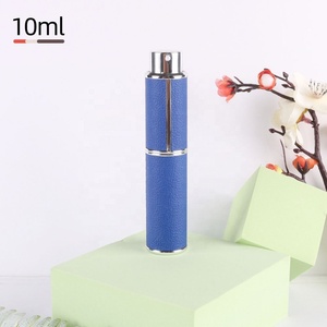 Customized 10ml Leather <b>Perfume</b> Refill Spray Bottles Metal Portable Travel <b>Refillable</b> Fragrance <b>Atomizer</b> Cosmetic - Product Image 5