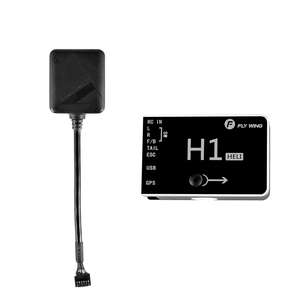 Fly Wing H1 RC GPS máy bay trực thăng điều khiển chuyến bay kép GPS mô-đun điện áp thử nghiệm 6CH flybarless con quay hồi chuyển hệ thống cho fw450l RC UAV bay không người lái - Product Image 1