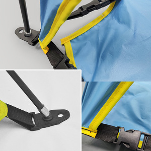 Personnalisé Grande Taille Pop up Tente De Plage UV 50 + Plage Tente Abri Du <span class=keywords><strong>Soleil</strong></span> <span class=keywords><strong>En</strong></span> Plein Air Étanche Oxford Tente pour 3-4 Personne - Product Image 6