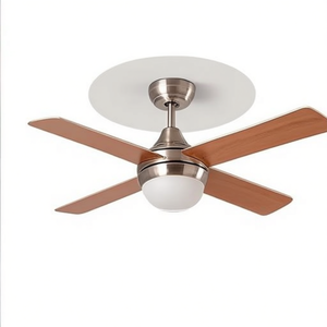 Ventilatore da Soffitto con Luce in Legno 110 Cm con Telecomando per Uso Interno - Product Image 2