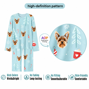 <span class=keywords><strong>Pijamas</strong></span> Personalizadas con Fotos, Impresión Completa Divertida y Única, Regalo DIY para Parejas y Amigos, Dropshipping - Product Image 3