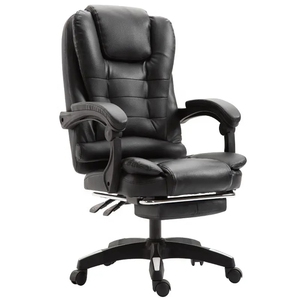 Chaise de bureau de direction ergonomique pivotante en cuir PU, vente directe d'usine - Product Image 1