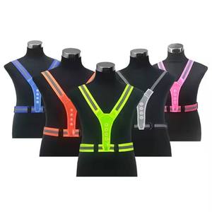 China Factory LED <b>Lights</b> Reflective Safety Vest for Enhanced Visibility - Product Image 1