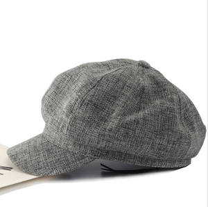 Octogonal sombrero ajustable de cáñamo de algodón pequeño fragante estilo sombrero con ala delgada de verano pintor sombrero - Product Image 4