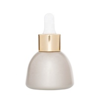 Verre en forme de cône pagode, triangle gradué ambre clair 15ml 20ml 30ml flacon compte-gouttes en verre