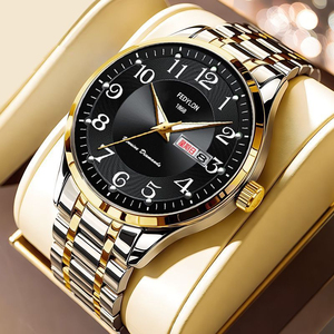 Men's Quartz Movement <b>Watch</b> with Luminous Calendar and Water Resistance Business Wristwatch - Product Image 5