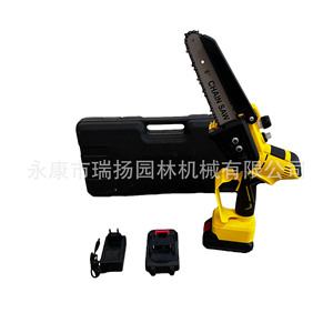 Mini tronçonneuse 8 pouces sans fil à batterie pour la coupe du bois et les travaux de jardinage - Product Image 5
