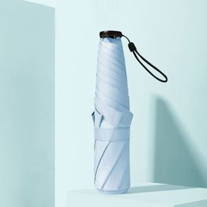 Parapluie pliant léger de qualité supérieure avec revêtement noir anti-UV, résistant aux intempéries, idéal pour les filles - Product Image 3
