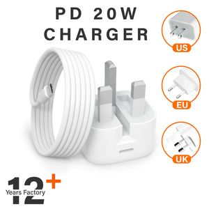 Chargeur rapide USB-C PD 20W à succès avec technologie GaN pour <span class=keywords><strong>iPhone</strong></span> 16, iPad Pro et plus – Adaptateur universel compatible avec les modèles 15/14/<span class=keywords><strong>13</strong></span>/12/11 - Product Image 6