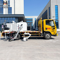 Machine de marquage routier à extrusion autopropulsée Heavsty pour autoroutes et parkings