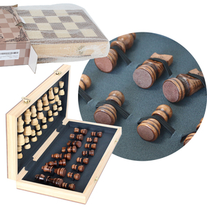 30 anni fabbrica 15 "gioco di <span class=keywords><strong>scacchi</strong></span> in legno pieghevole di personalizzazione scacchiera accettato di stoccaggio interno pezzi di <span class=keywords><strong>scacchi</strong></span> FSC vendita - Product Image 1
