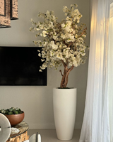 Arbre à fleurs de cerisier artificiel fait main, écologique et durable, pour la remise des diplômes, la fête des pères, la décoration intérieure, plante en pot, bonsaï