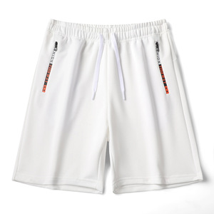 Pantalones Cortos Deportivos Casuales para Hombre, Elásticos, Transpirables, de Cintura Media, Color Gris, Algodón con Microelasticidad, Verano 2025 - Product Image 2