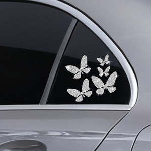 Autocollants décoratifs pour <span class=keywords><strong>voiture</strong></span> en strass brillant, <span class=keywords><strong>papillon</strong></span>, autocollants amusants personnalisés pour vitres de <span class=keywords><strong>voiture</strong></span>, pour <span class=keywords><strong>voiture</strong></span> universelle - Product Image 3