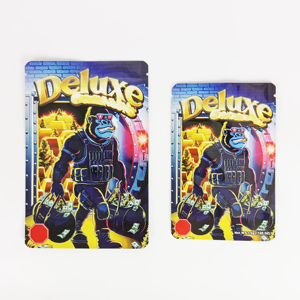 3.5G 7G Sacs Mylar personnalisés résistants aux enfants Emballage en plastique aluminisé de qualité alimentaire Sac à fermeture éclair en Mylar - Product Image 6