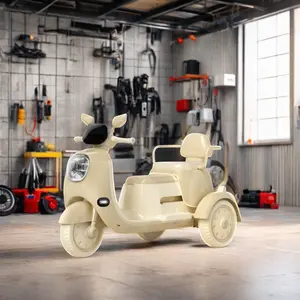 baby elektromotorrad drei räder große größe zwei sitze kinder fahren auf spielzeug auto fabrik verkauf - Product Image 5