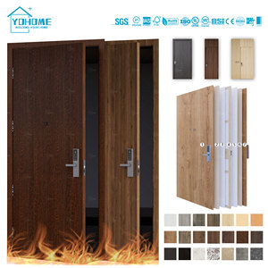Puerta cortafuegos laminada compacta Europea HPL EI 60 Sa Puerta cortafuegos con marcado CE <span class=keywords><strong>EN</strong></span> 16034 Puerta HPL resistente al fuego de 60 minutos - Product Image 2