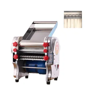 Electric Dough Roller Sheeter Stainless steel Noodle Dumpling Pasta Maker Making Machine with Changeable Roller And Blade