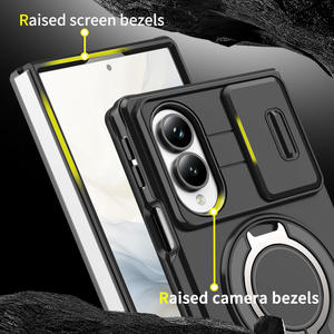 เคสโทรศัพท์แบบพับได้สำหรับ Samsung Z Fold 8 Ultra Z Flip 8 พร้อมขาตั้งรูปสัตว์ ป้องกันการตกกระแทก - Product Image 3