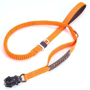 Nylon Tactical <strong>Dog</strong> Collar and <strong>Leash</strong> Set with Car Safe Buckle Clip Lead Collar for Medium <strong>Large</strong> <strong>Dogs</strong> Heavy Duty Bungee <strong>Dog</strong> <strong>Leash</strong> - Product Image 1
