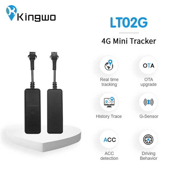 High-Precision 4G LT02 Real-Time GPS Tracker for Vehicles and Assets Management