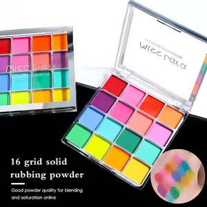 Disco de 16 colores con degradado arcoíris, polvo de mezcla degradado de alta saturación y larga duración, efecto degradado, uñas creativas - Product Image 1
