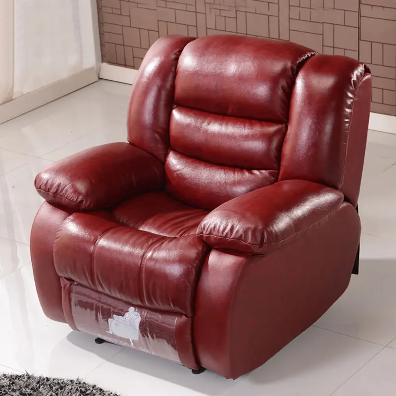 Factory Direct Supply Hot Sell Full Body Leather Sofa Chair Recliner Rocking First Class Sofa Chair CELS001