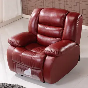 Nhà Máy Cung Cấp Trực Tiếp Hot Bán Đầy Đủ Cơ Thể Ghế Sofa Da Ghế Ngồi Có Thể Ngả Rocking Lớp Đầu Tiên Ghế Sofa Cels001