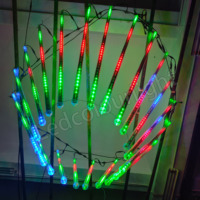 Tube lumineux LED RGB programmable 24V IP65 effet météore pour scène de club