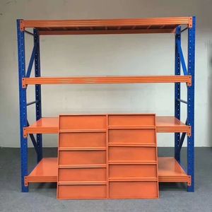 Étagères de rangement en métal robuste pour entrepôts Étagères à usage moyen pour garage et entrepôt - Product Image 1