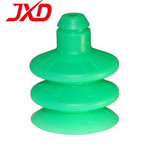 JXD FG18PVC-50 FG23PVC-50 SPB2-40-P Ventilador de silicone ondulado a vácuo de três camadas azul verde - Product Image 6