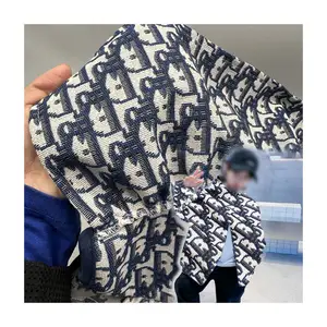 85% poliéster 15% tela de algodón para abrigo chaqueta niños tela jacquard chino TC