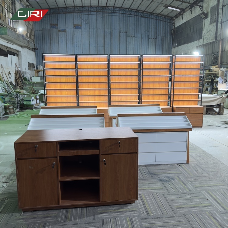 eyewear display cabinet lockable optical shop