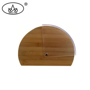 Boîte <span class=keywords><strong>à</strong></span> <span class=keywords><strong>pain</strong></span> rectangulaire en bambou naturel bon marché, rangement alimentaire élégant avec couvercle en acrylique <span class=keywords><strong>à</strong></span> glissière facile - Product Image 3