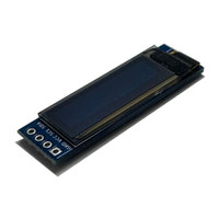 وحدة عرض DETONE OLED E-Paper مقاس 0.91 بوصة مع شريحة تحكم SSD1306، دقة 128×32، واجهة I2C/IIC رباعية الأطراف، لون أزرق/أبيض