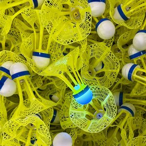 <b>Glow</b>-in-the-dark Windproof Luminous Badminton <b>Ball</b> Super Durable Outdoor Fluorescent Lighted Plastic Nylon Lightweight 20g - Product Image 1