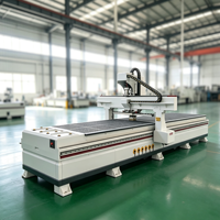 Máquina CNC de doble hilera y doble proceso MK 2060 para anidamiento, router CNC industrial para corte de madera, equipo para fabricación de muebles al por mayor
