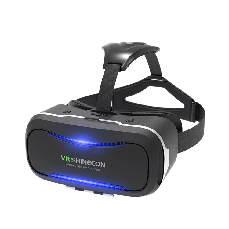 RK-G02 di promozione professionale di alta qualità di realtà virtuale cartone VR 3D occhiali per il Giappone Full HD Video