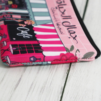 Pochette cosmétique personnalisée en néoprène, pochette de maquillage à sublimation, étui organisateur à fermeture éclair, trousse de toilette de voyage avec impression intégrale